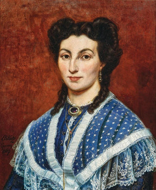 Portrait of a Lady Madame Pannetier - Ernst Benedikt Kietz — artwork view