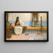A Moment of Rest - Ernst Berger — framed artwork on a wall