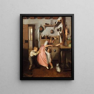 La souricière - Ernst Christian Moser — framed artwork on a wall