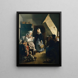 The Benevolent - Ernst Christian Moser — framed artwork on a wall