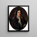 Portrait of Thérèse Hannack - Ernst Christian Moser — framed artwork on a wall