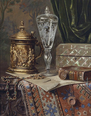 Antique still life painting - Ernst Czernotzky — artwork view