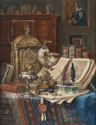 Still life with a shell cup - Ernst Czernotzky — artwork view