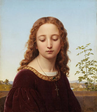 Portrait of a Young Woman - Ernst Deger — artwork view