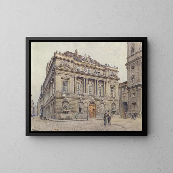 Old University of Vienna - Ernst Graner — framed artwork on a wall