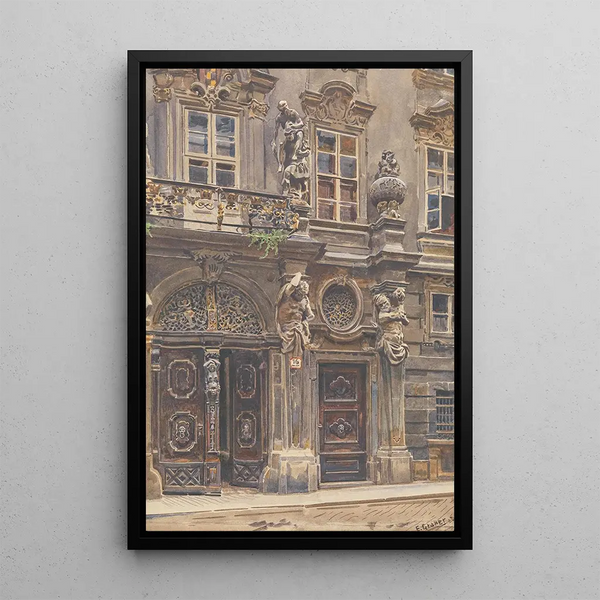 Palais Breuner - Ernst Graner — framed artwork on a wall