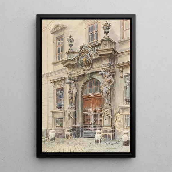 Palais Liechtenstein - Ernst Graner — framed artwork on a wall