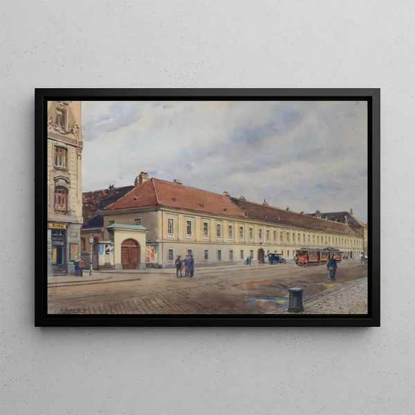 Rennweg Vienna - Ernst Graner — framed artwork on a wall