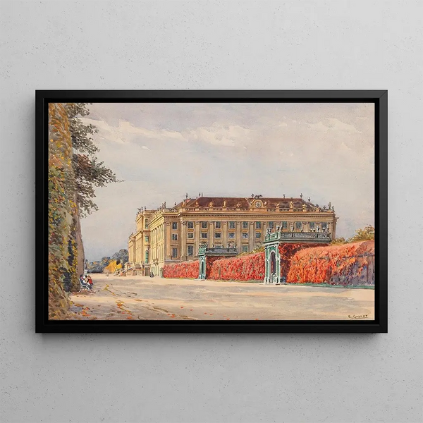 Schönbrunn Painting - Ernst Graner — framed artwork on a wall