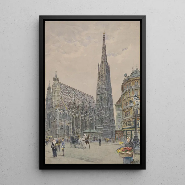 Cathedral Saint-Étienne - Ernst Graner — framed artwork on a wall