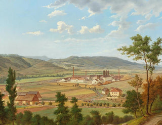 Vue d'une usine à St. Nadejda Labem - Ernst Gustav Doerell — artwork view