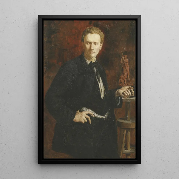 Allan Österlind the artist - Ernst Josephson — framed artwork on a wall