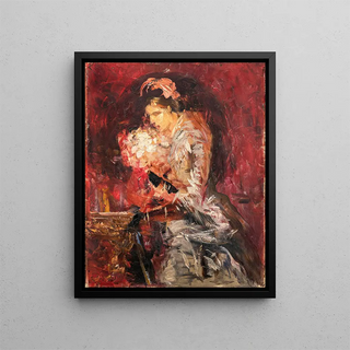 Ernst Josephson - Lady with Bouquet Sketch.webp