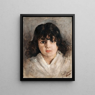 Study of Spanish Girls - Ernst Josephson — framed artwork on a wall