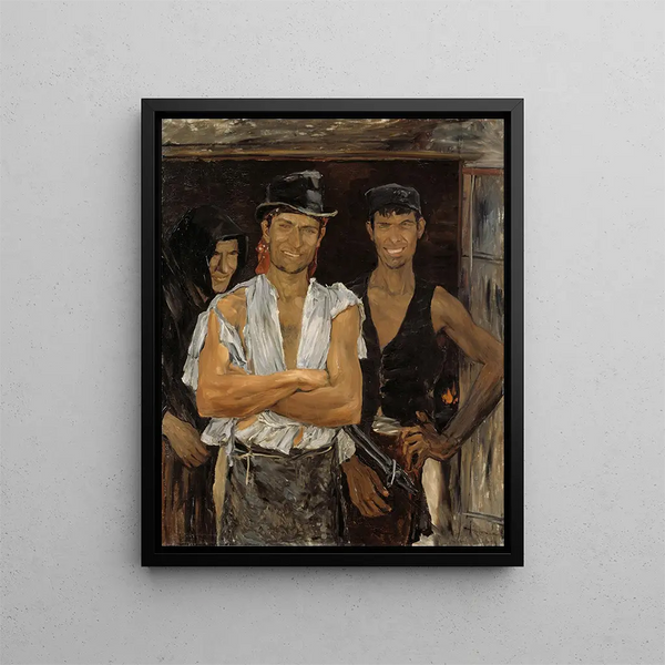 Spanish Blacksmiths Painting - Ernst Josephson — framed artwork on a wall