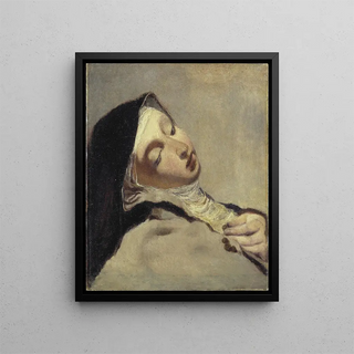 Sainte Thérèse en extase - Ernst Josephson — framed artwork on a wall