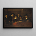 Staalmeesters after Rembrandt - Ernst Josephson — framed artwork on a wall