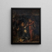 The Murder of the Ribs - Ernst Josephson — framed artwork on a wall