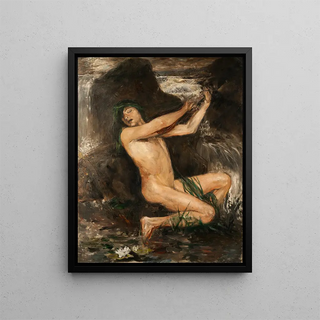 L'Esprit de l'Eau - Ernst Josephson — framed artwork on a wall