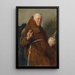 Monk Joyful - Ernst Karl Georg Zimmermann — framed artwork on a wall