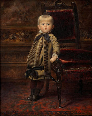 Portrait of a Boy - Ernst Klimt — artwork view