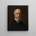 Self-portrait by Ernst Lafite - Ernst Lafite — framed artwork on a wall