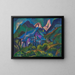 Alphtten et Tinzenhorn - Ernst Ludwig Kirchner — framed artwork on a wall