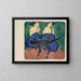 American Girls - Ernst Ludwig Kirchner — framed artwork on a wall