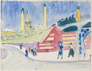 Barrage ferroviaire - Ernst Ludwig Kirchner — artwork view