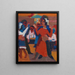 Danse paysanne - Ernst Ludwig Kirchner — framed artwork on a wall