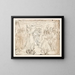 Danse des paysans dans l'alpage - Ernst Ludwig Kirchner — framed artwork on a wall