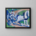 Peasant cart with horse - Ernst Ludwig Kirchner — framed artwork on a wall