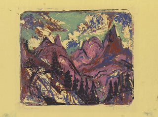 Riverbank Painting - Ernst Ludwig Kirchner — artwork view