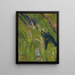 Mountain Forest with House - Ernst Ludwig Kirchner — framed artwork on a wall