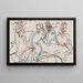 Scene of Brothel - Ernst Ludwig Kirchner — framed artwork on a wall