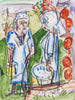 Peasants at the Fountain of Stafelalp - Ernst Ludwig Kirchner — artwork view