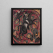 Circus Rider Painting - Ernst Ludwig Kirchner — framed artwork on a wall