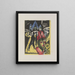 Cocotte dans la rue - Ernst Ludwig Kirchner — framed artwork on a wall