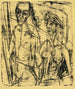 Couple dans une pièce Homme nu avec femme - Ernst Ludwig Kirchner — artwork view