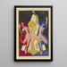 Danse des couleurs - Ernst Ludwig Kirchner — framed artwork on a wall
