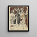 The meal at the sanatorium - Ernst Ludwig Kirchner — framed artwork on a wall