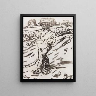 Le Smann Sender Bauer - Ernst Ludwig Kirchner — framed artwork on a wall