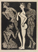 The Woman and the Men - Ernst Ludwig Kirchner — artwork view