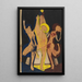 Dance of Colors Farbstock I - Ernst Ludwig Kirchner — framed artwork on a wall