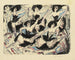 Danseuses en parade, cinq danseuses en grand écart - Ernst Ludwig Kirchner — artwork view