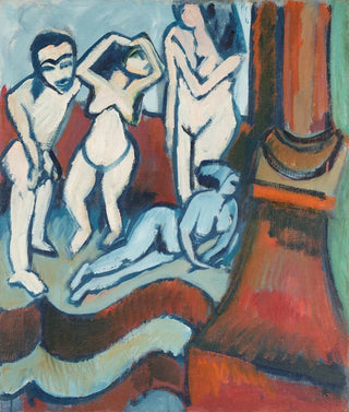 Quatre sculptures en bois - Ernst Ludwig Kirchner — artwork view