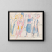 Women in the Landscape - Ernst Ludwig Kirchner — framed artwork on a wall