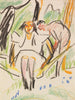Fränzi in the Hammock - Ernst Ludwig Kirchner — artwork view