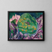 Pasture of cows Galtvieh - Ernst Ludwig Kirchner — framed artwork on a wall