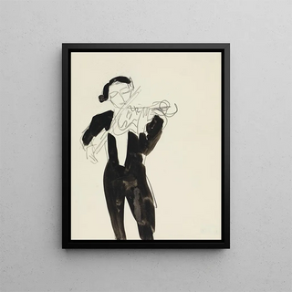Geiger - Ernst Ludwig Kirchner — framed artwork on a wall